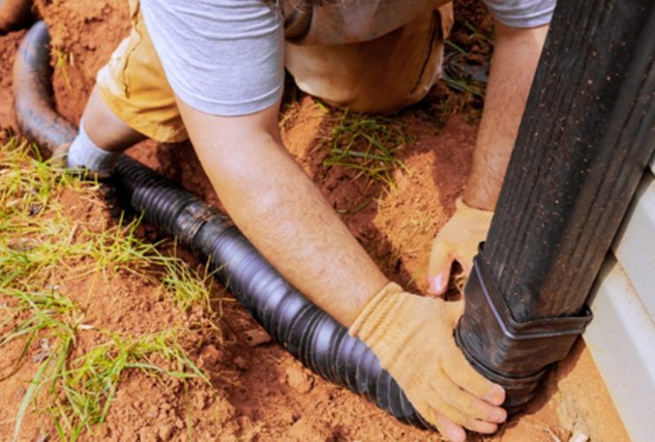 Yard Drainage Issues Early